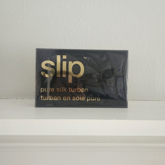 NWT Slip Silk Turban- Black - Picture 1 of 8